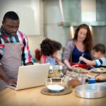 Family Cooking Kitchen Food Togetherness Concept
